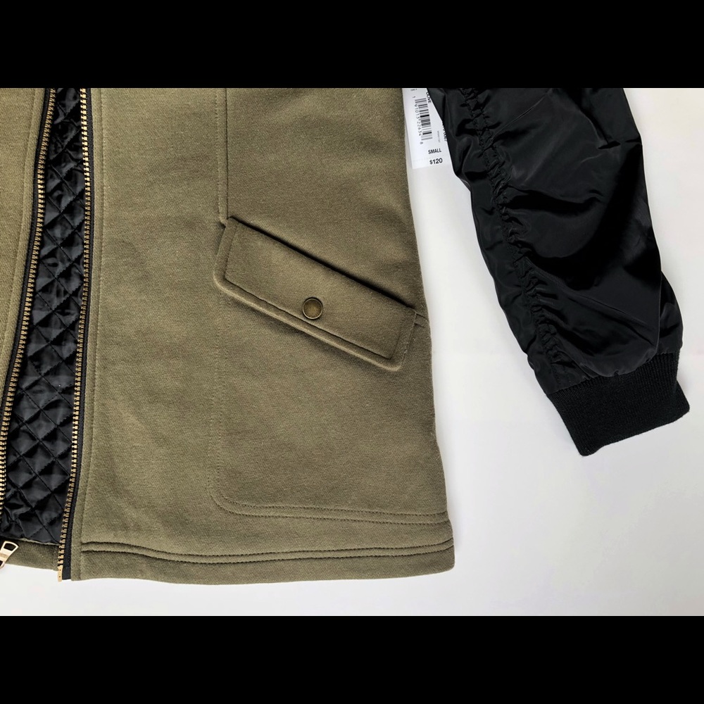 SALE🎉NWT Olive Green & Black Jacket - Picture 6 of 8